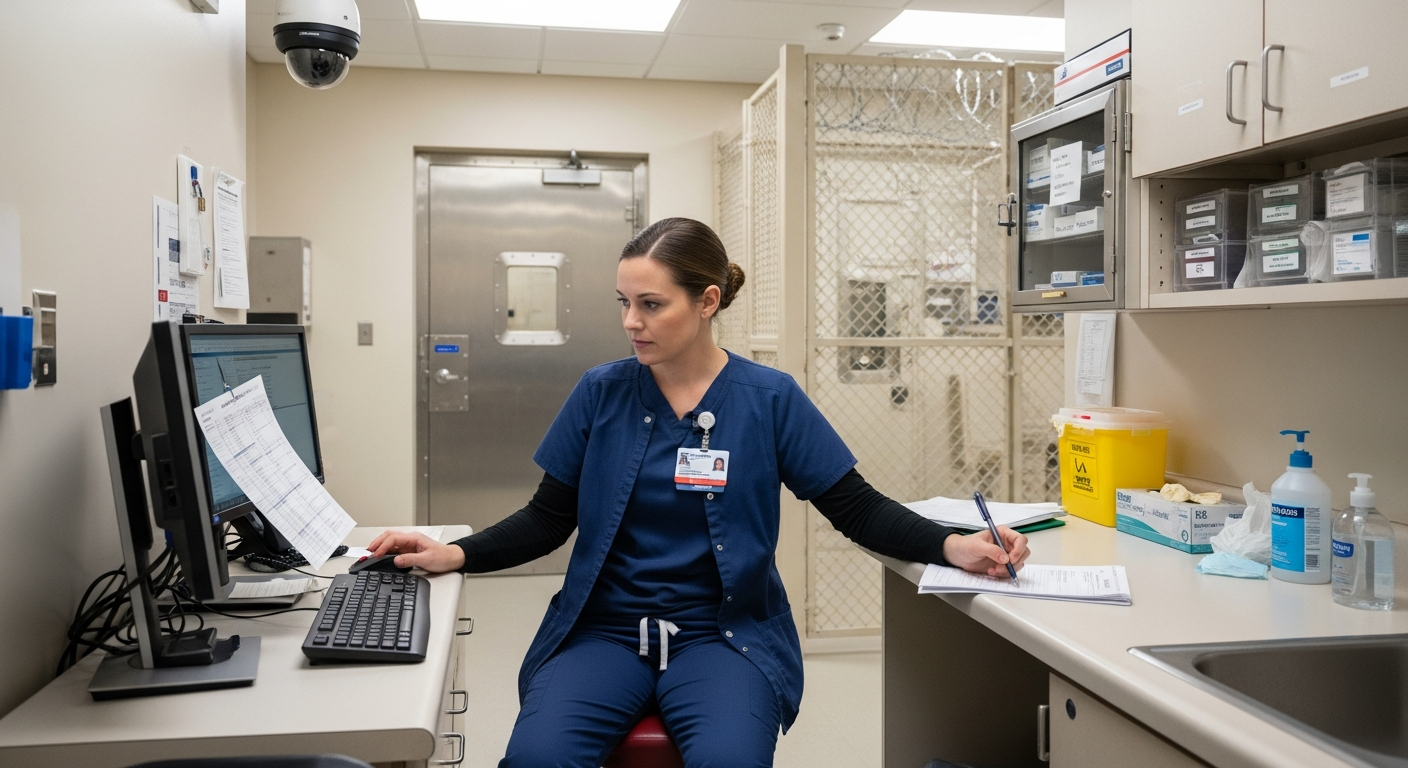 6. Correctional Nurse — $75K – $100K