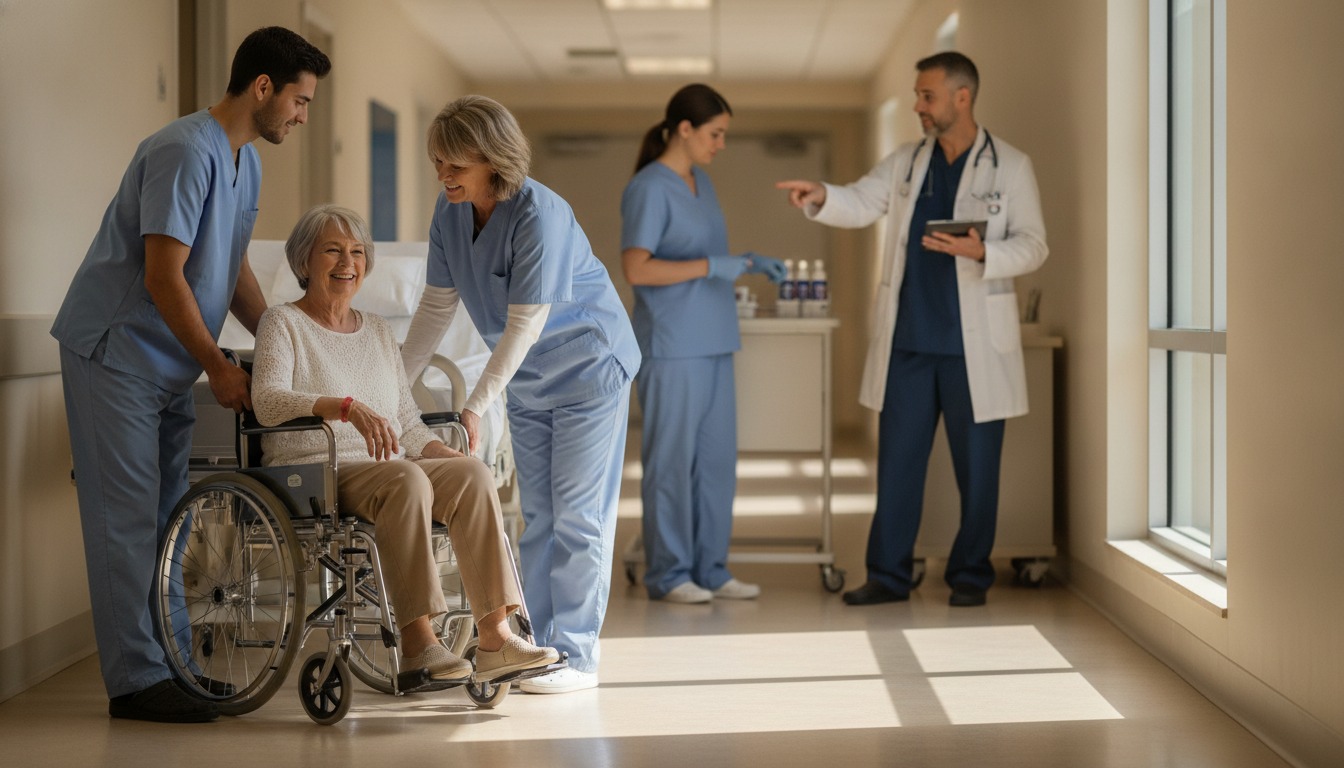 4. Physical demand — CNA highest, LPN medium, RN varies by unit